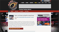 Desktop Screenshot of hockey.razzball.com