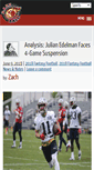 Mobile Screenshot of football.razzball.com